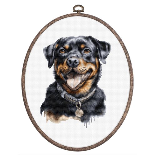 (image for) Rottweiler Counted Cross Stitch Kit